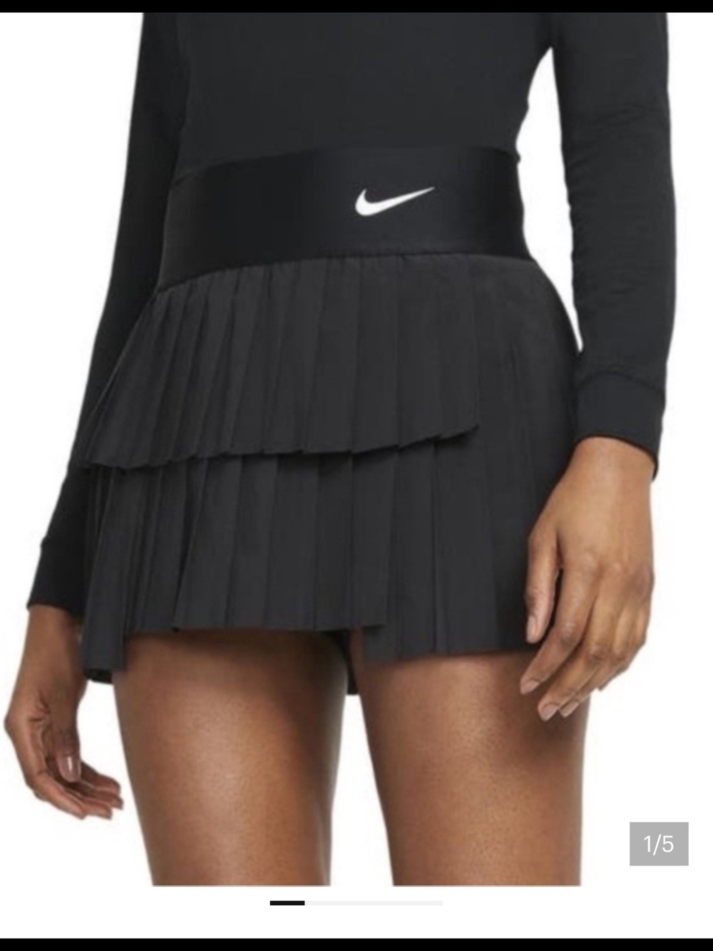 Nike Black Pleated Tennis Skirt LIKE NEW